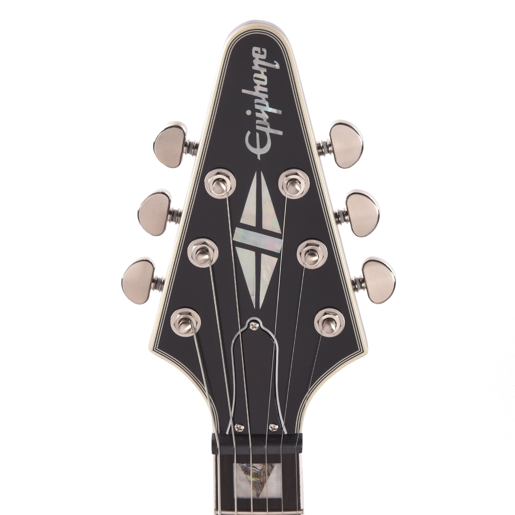 Epiphone Original Flying V Prophecy Aged Jet Black Metallic Electric Guitars / Solid Body