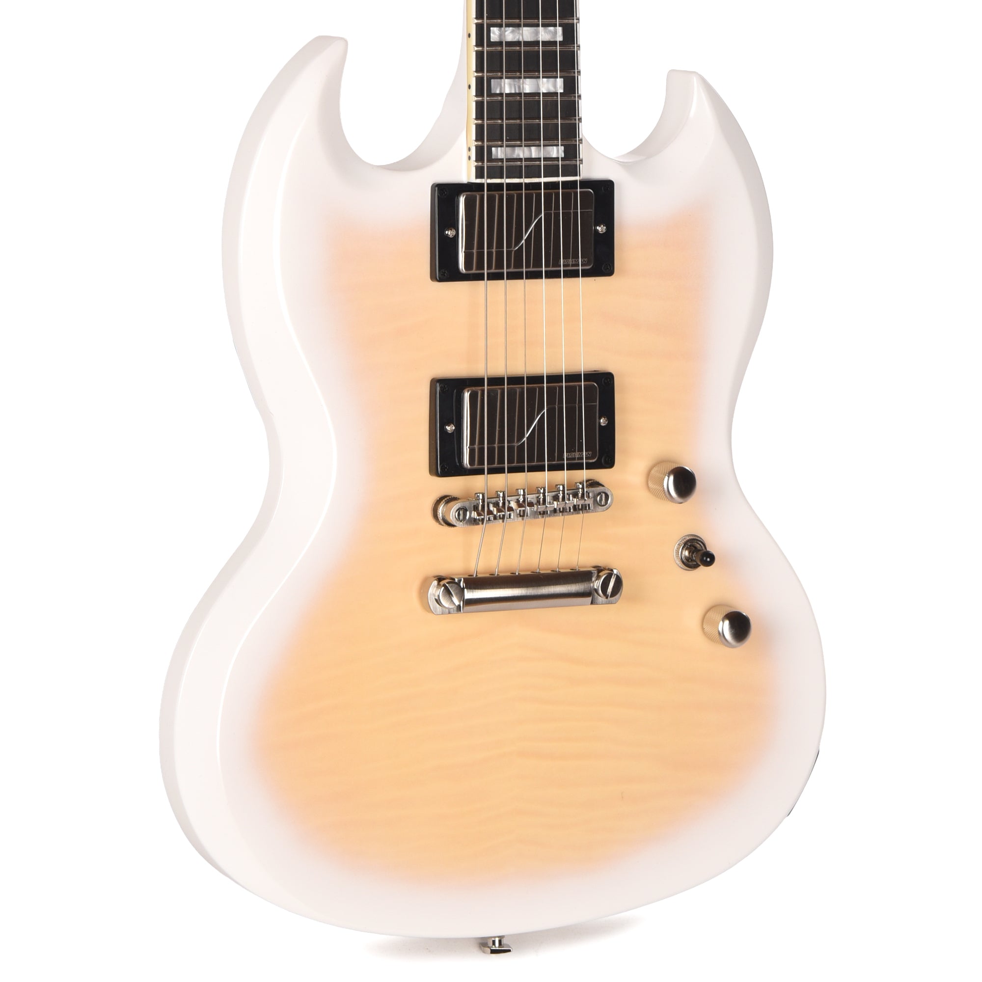 Epiphone Original SG Prophecy Aged White Tiger Burst Electric Guitars / Solid Body