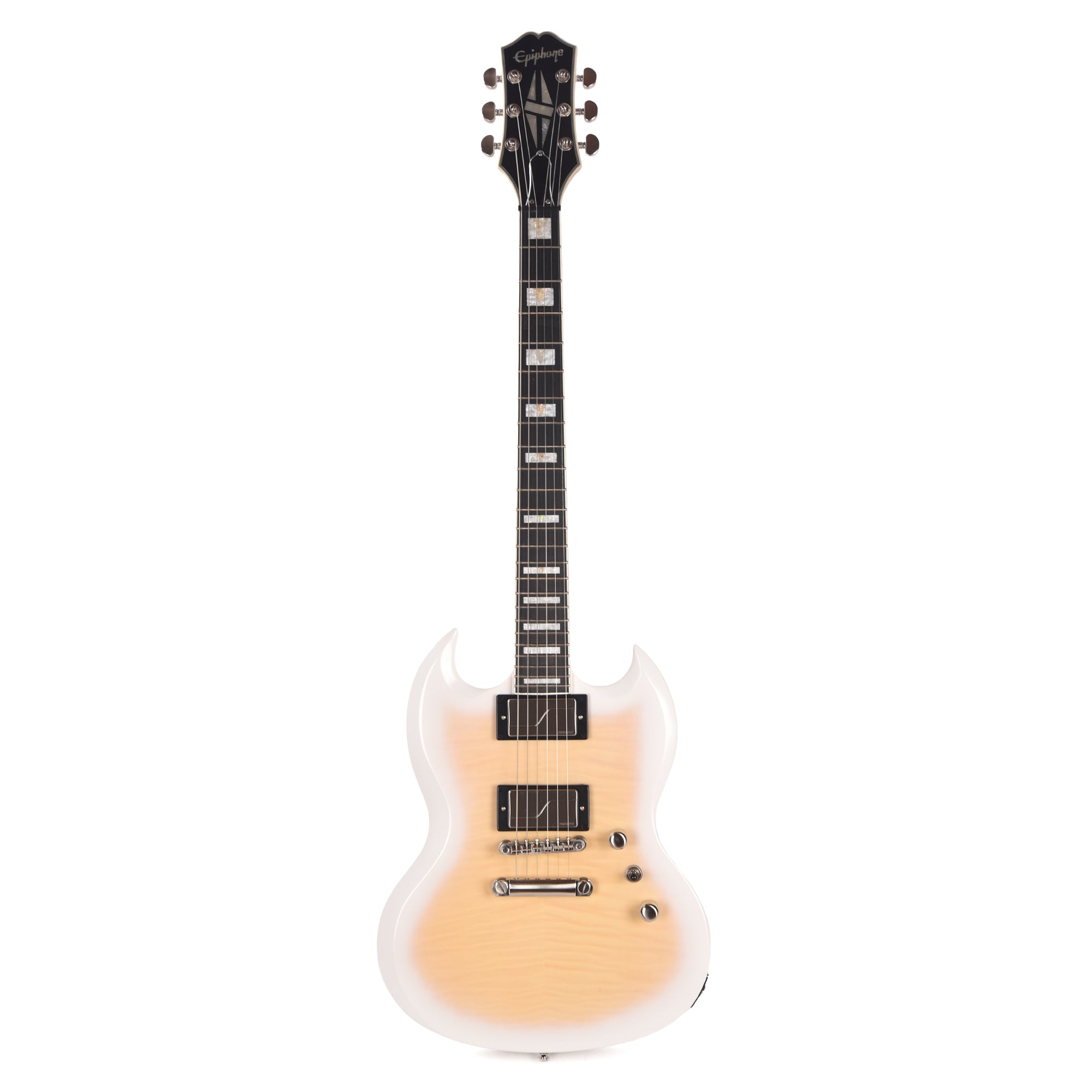Epiphone Original SG Prophecy Aged White Tiger Burst Electric Guitars / Solid Body