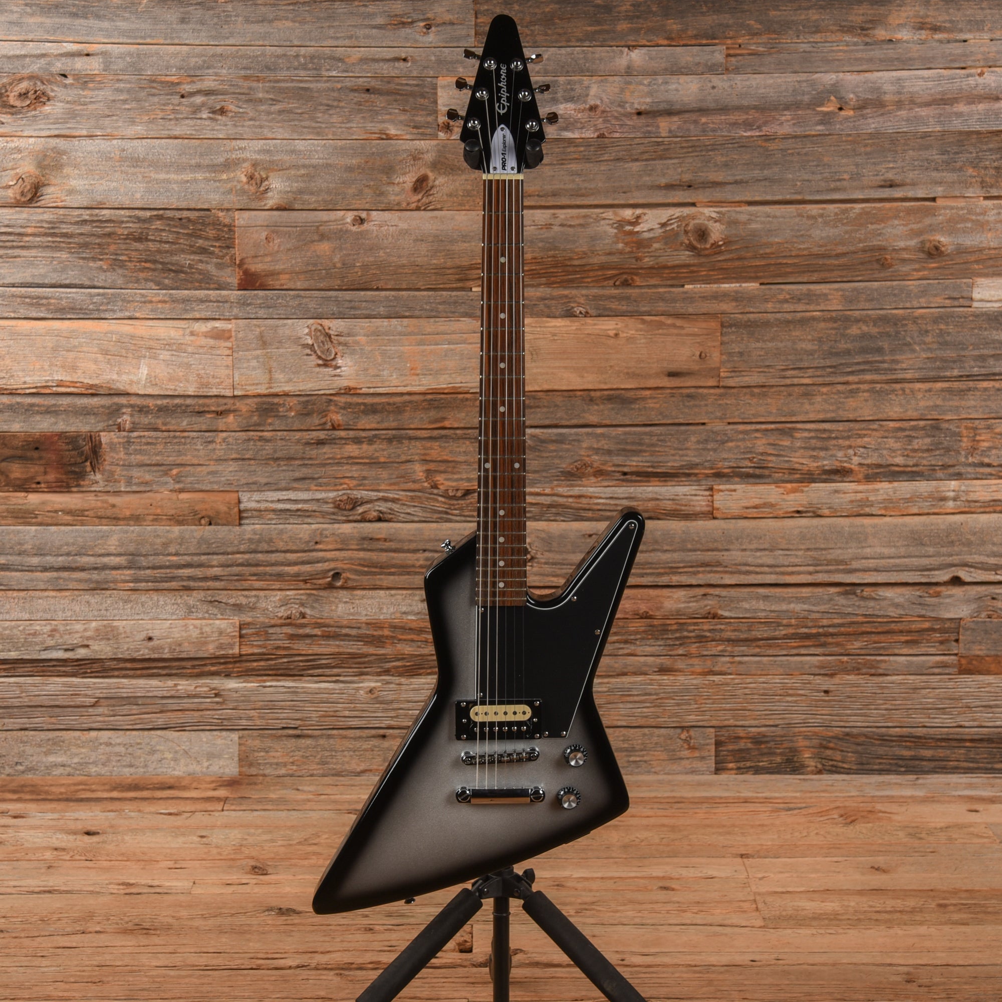 Epiphone PRO-1 Explorer Silverburst – Chicago Music Exchange