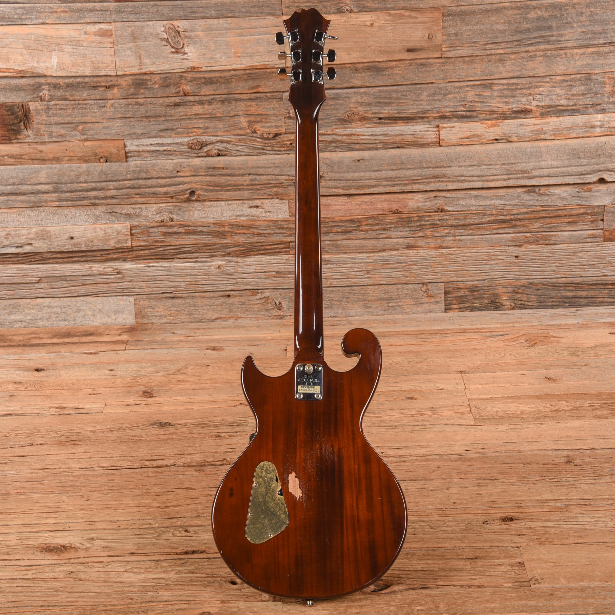 Epiphone SC-450 Scroll Natural 1970s Electric Guitars / Solid Body