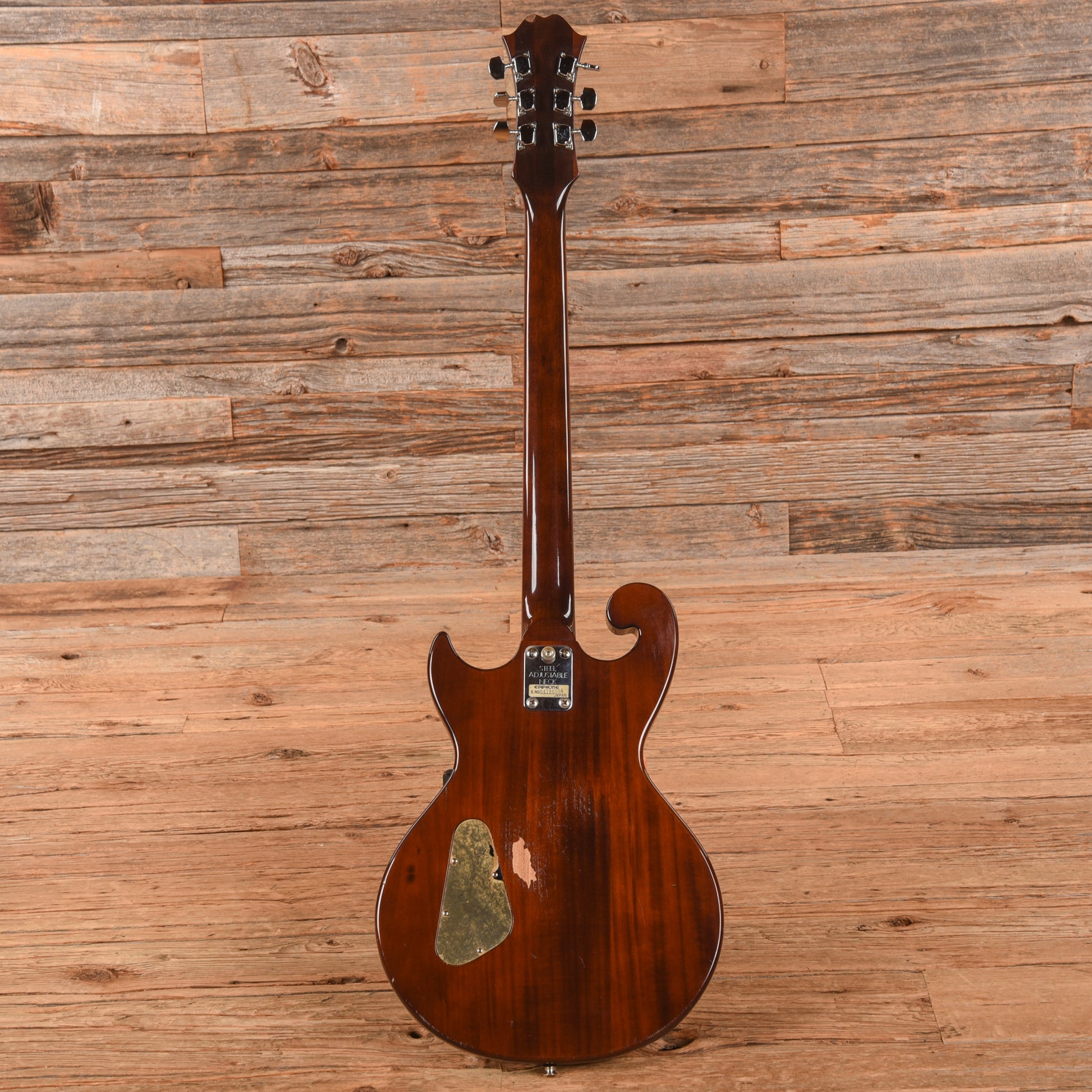 Epiphone SC-450 Scroll Natural 1970s Electric Guitars / Solid Body