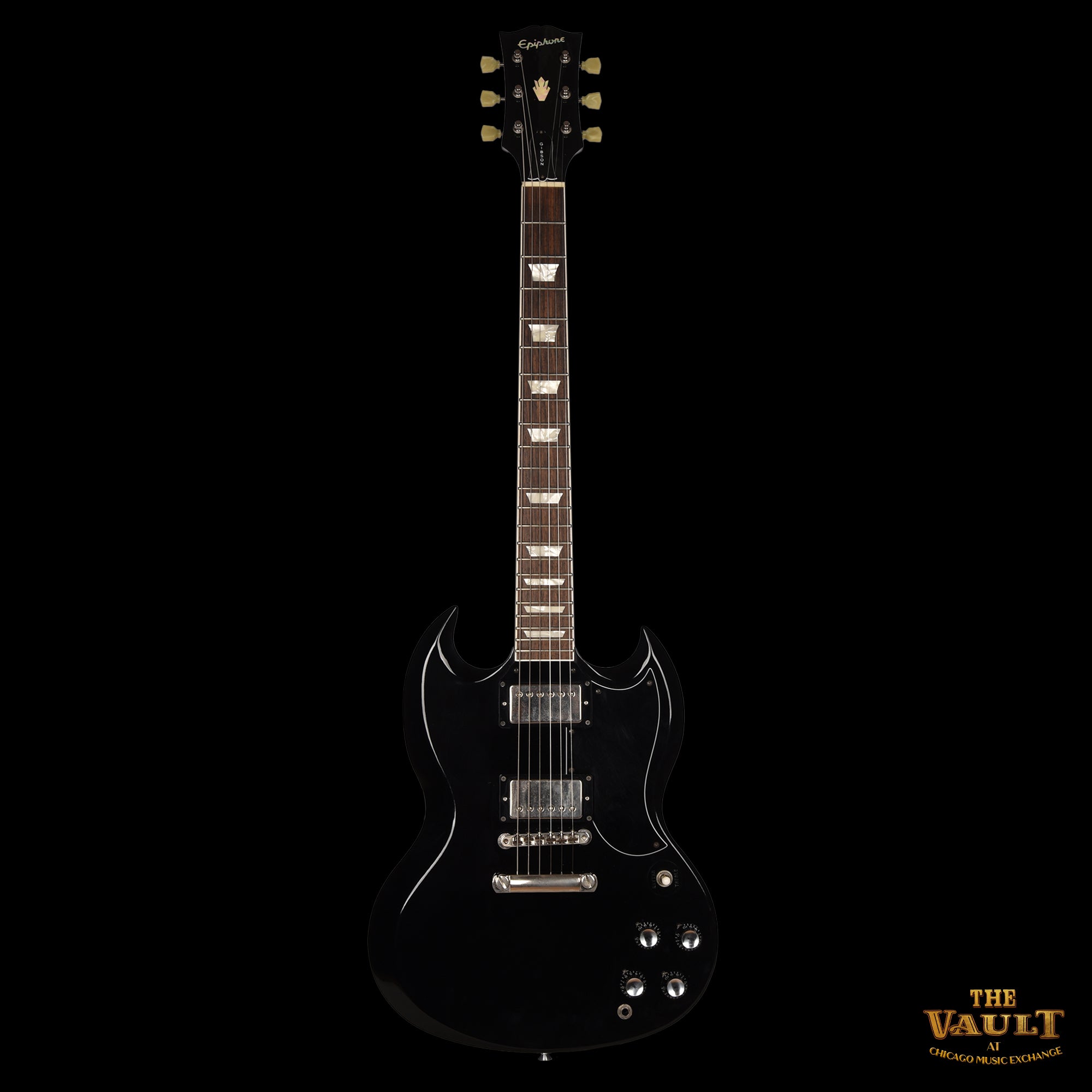 ギター Epiphone SG Epiphone SG-70 Ebony – Chicago Music Exchange