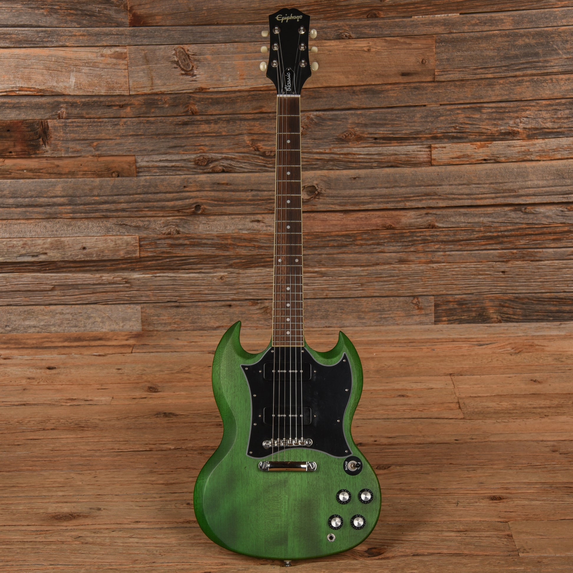 Epiphone SG Classic Worn P90 Green 2020 Electric Guitars / Solid Body