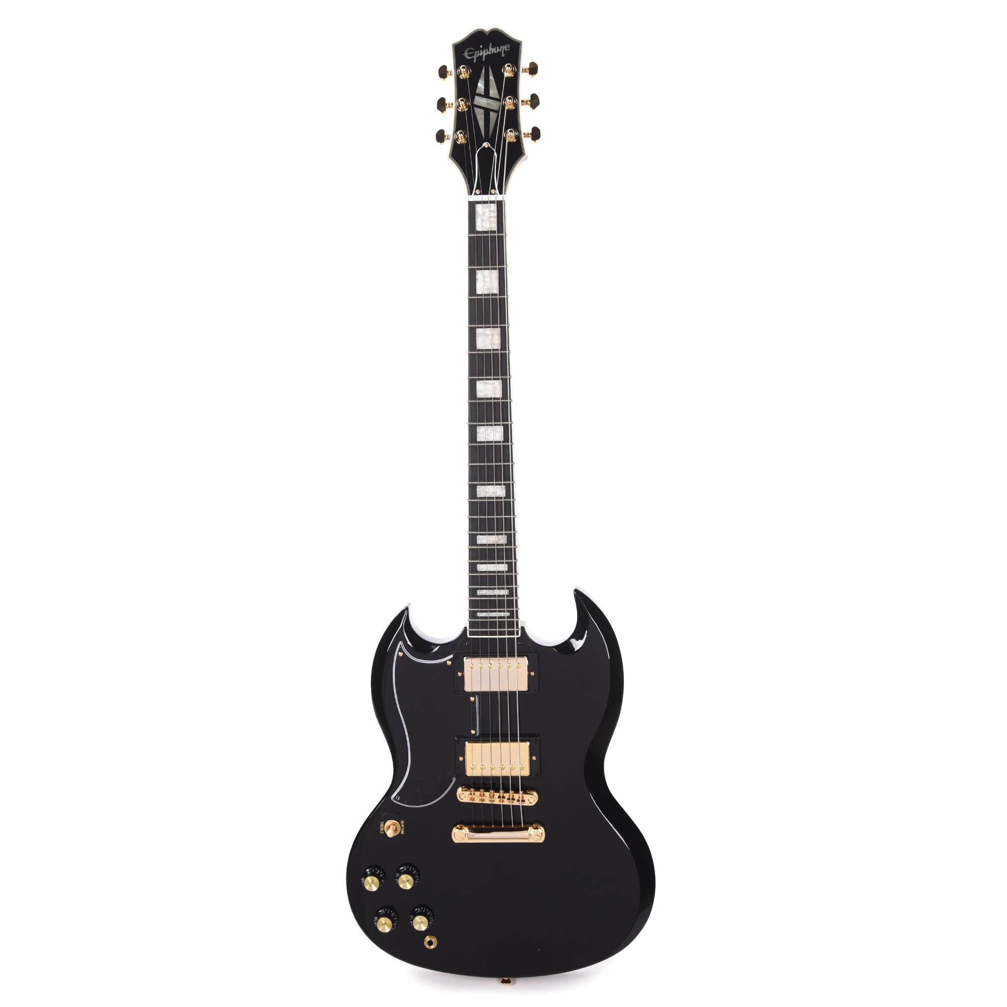 Epiphone SG Custom LEFTY Ebony Electric Guitars / Solid Body