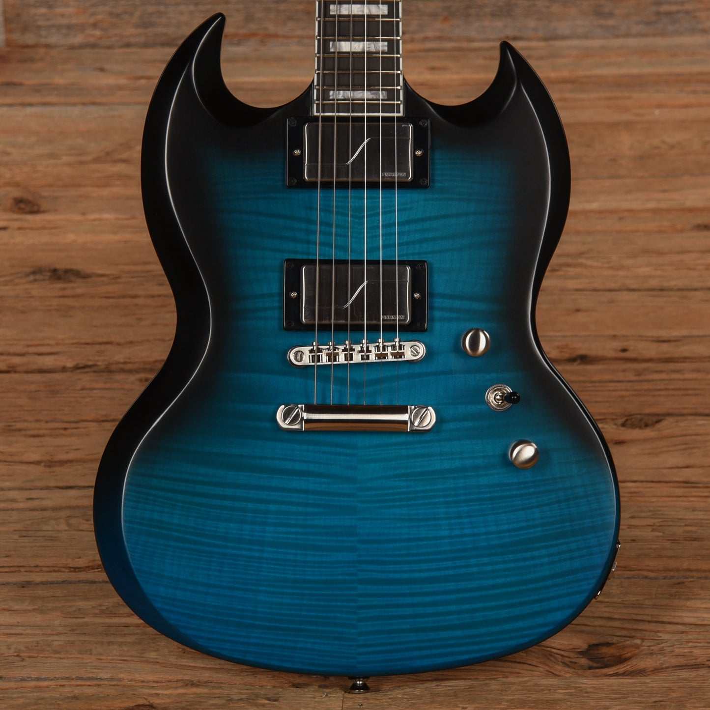 Epiphone SG Prophecy Blue Tiger 2021 Electric Guitars / Solid Body