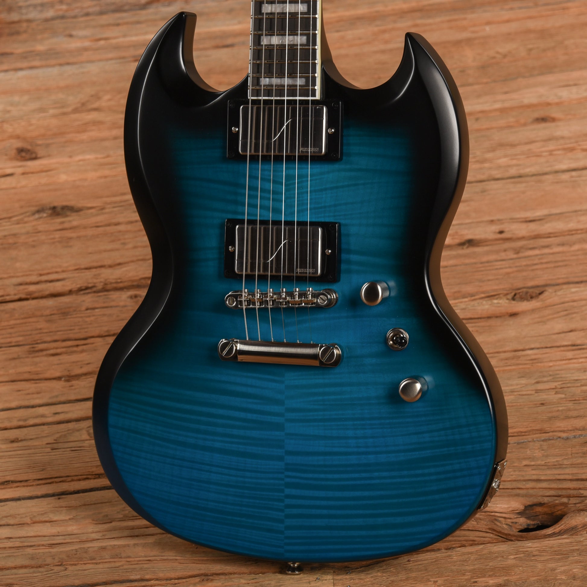 Epiphone SG Prophecy Blue Tiger 2021 Electric Guitars / Solid Body