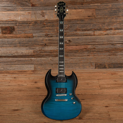Epiphone SG Prophecy Blue Tiger 2021 Electric Guitars / Solid Body