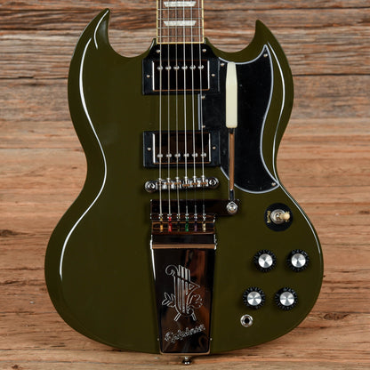 Epiphone SG Standard 61 w/ Maestro Olive 2021 Electric Guitars / Solid Body