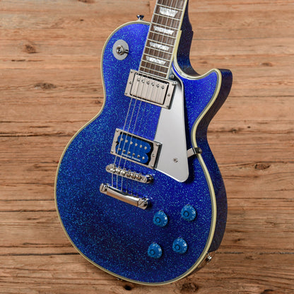 Epiphone Tommy Thayer Signature "Electric Blue" Les Paul Standard Blue Sparkle Electric Guitars / Solid Body