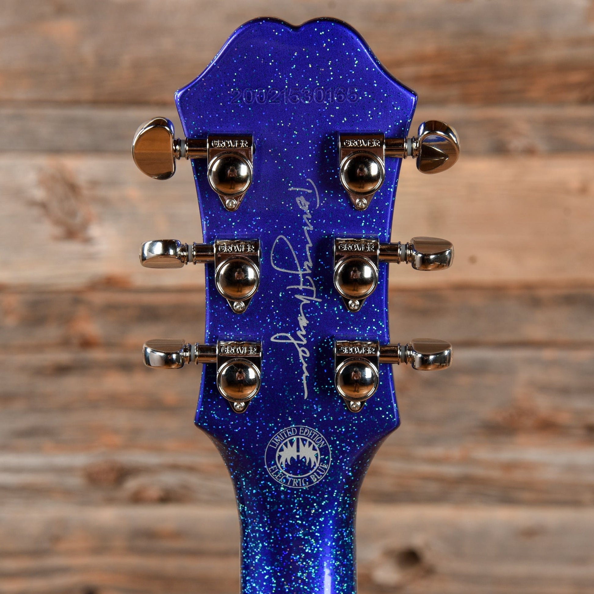 Epiphone Tommy Thayer Signature "Electric Blue" Les Paul Standard Blue Sparkle Electric Guitars / Solid Body