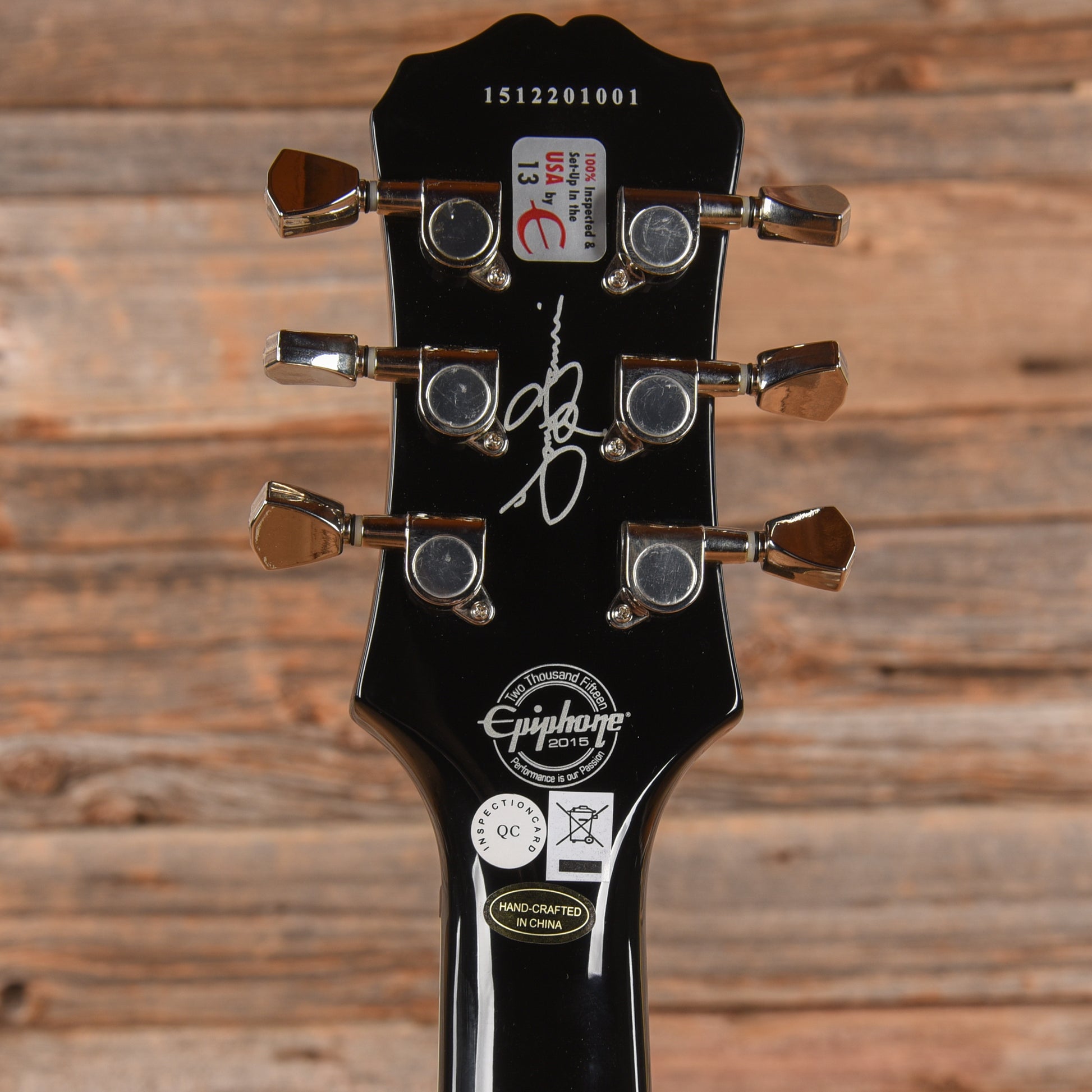 Epiphone Tony Iommi Signature G-400 Ebony 2015 LEFTY Electric Guitars / Solid Body