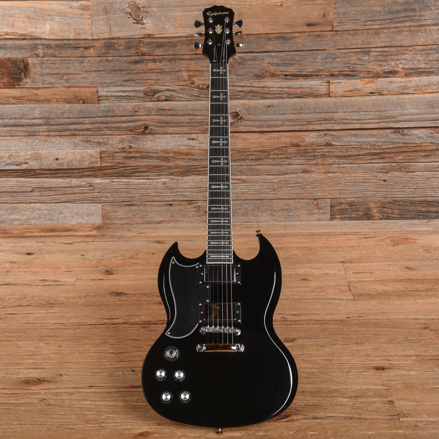 Epiphone Tony Iommi Signature G-400 Ebony 2015 LEFTY Electric Guitars / Solid Body
