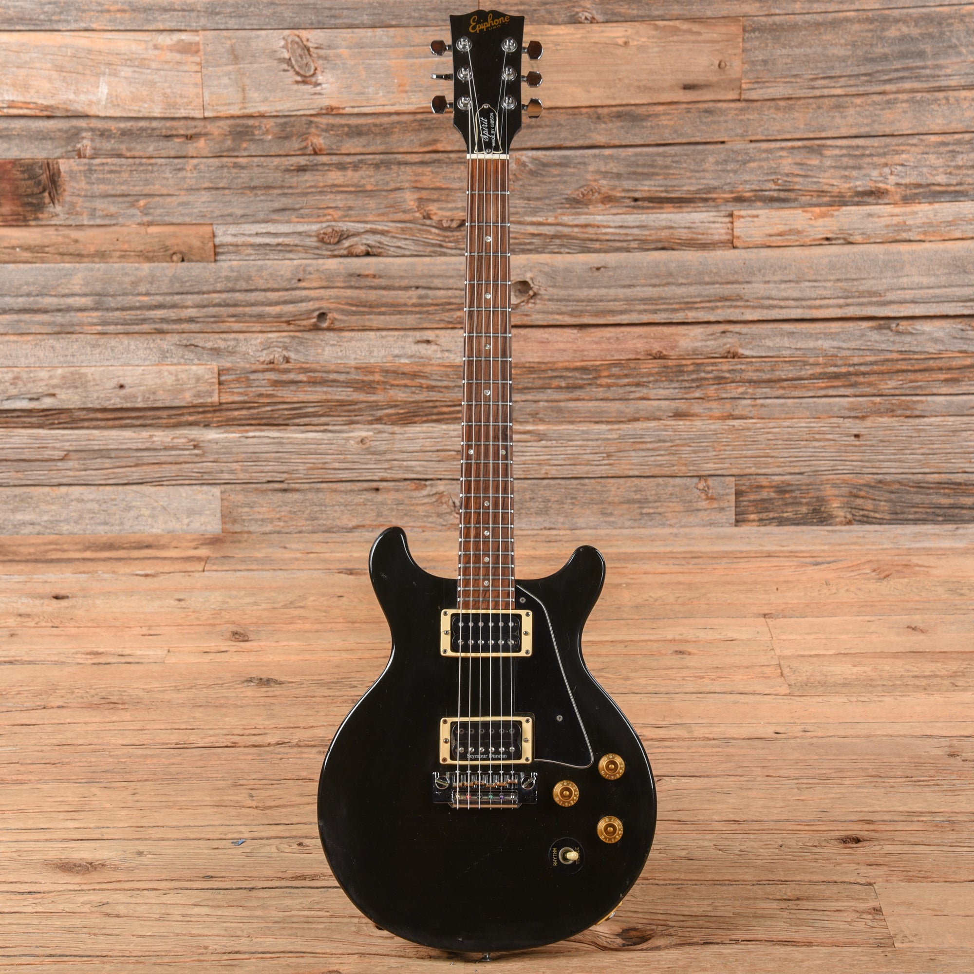 Epiphone USA Spirit II Black 1982 Electric Guitars / Solid Body