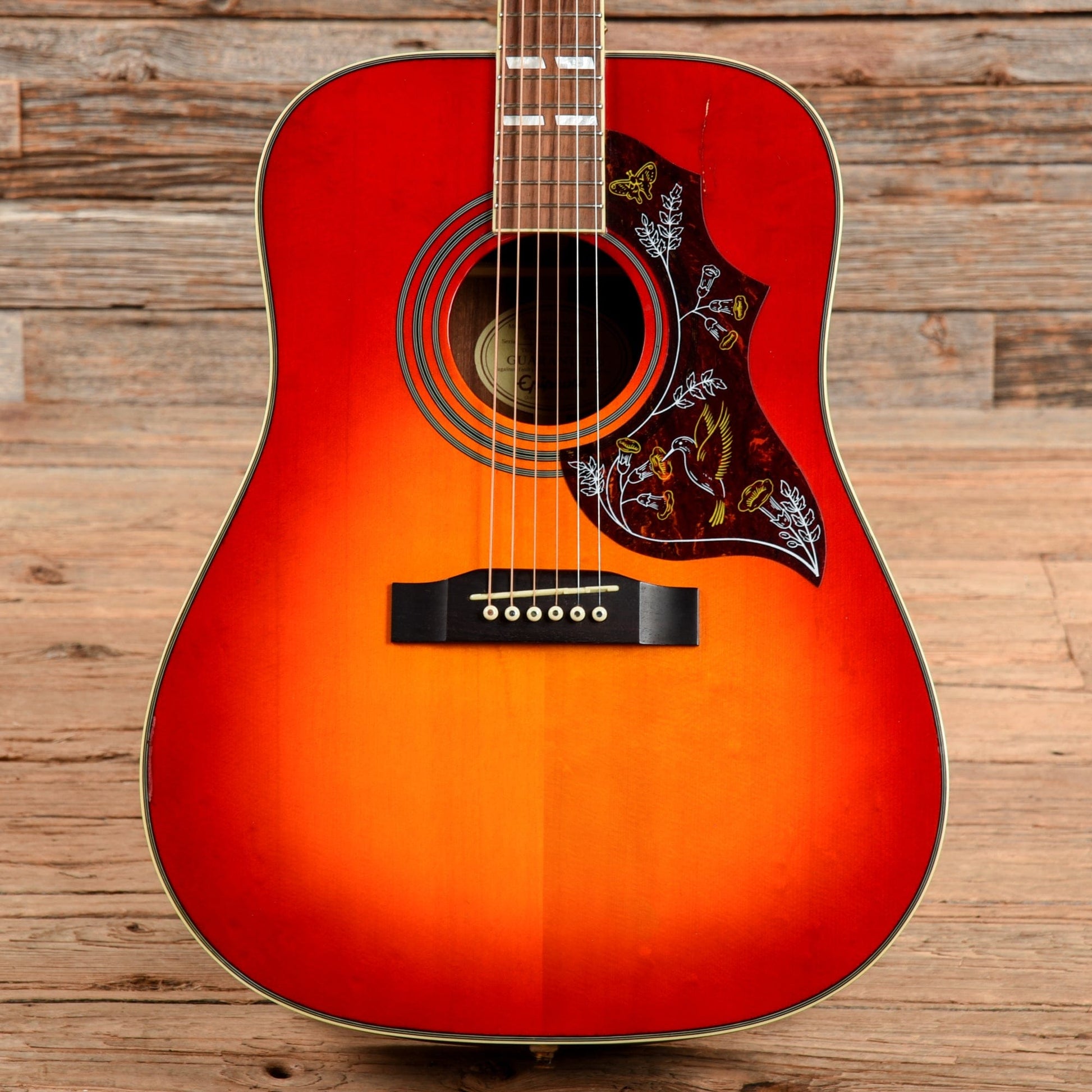 Epiphone Hummingbird HS Cherry Sunburst 2006