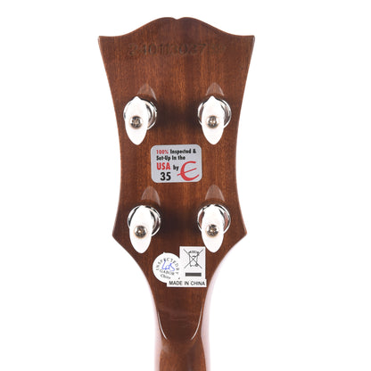 Epiphone Inspired by Gibson Mastertone Bowtie Open Back Banjo Natural Folk Instruments / Banjos