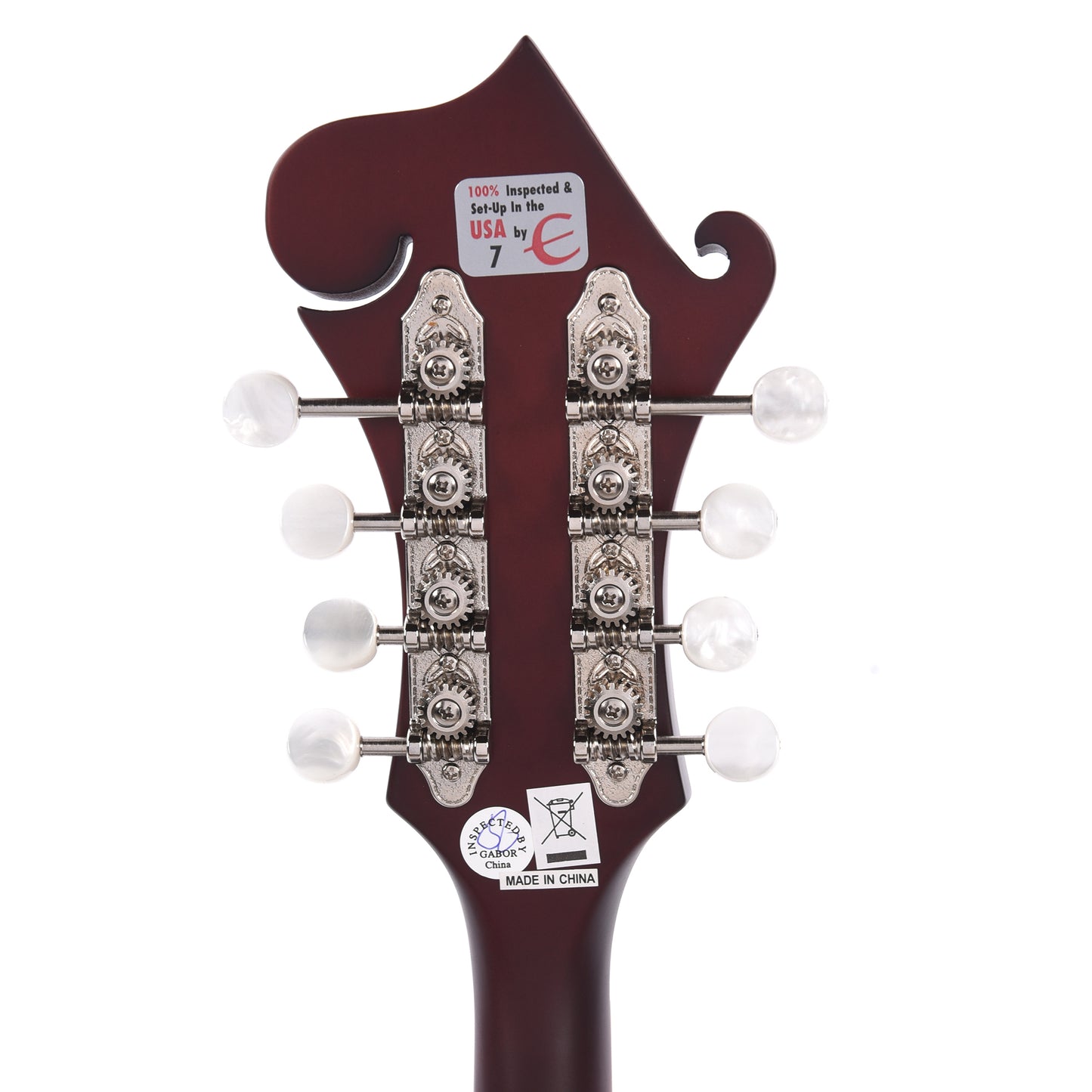 Epiphone Inspired by Gibson Custom F-5 Studio Wine Red Satin Folk Instruments / Mandolins