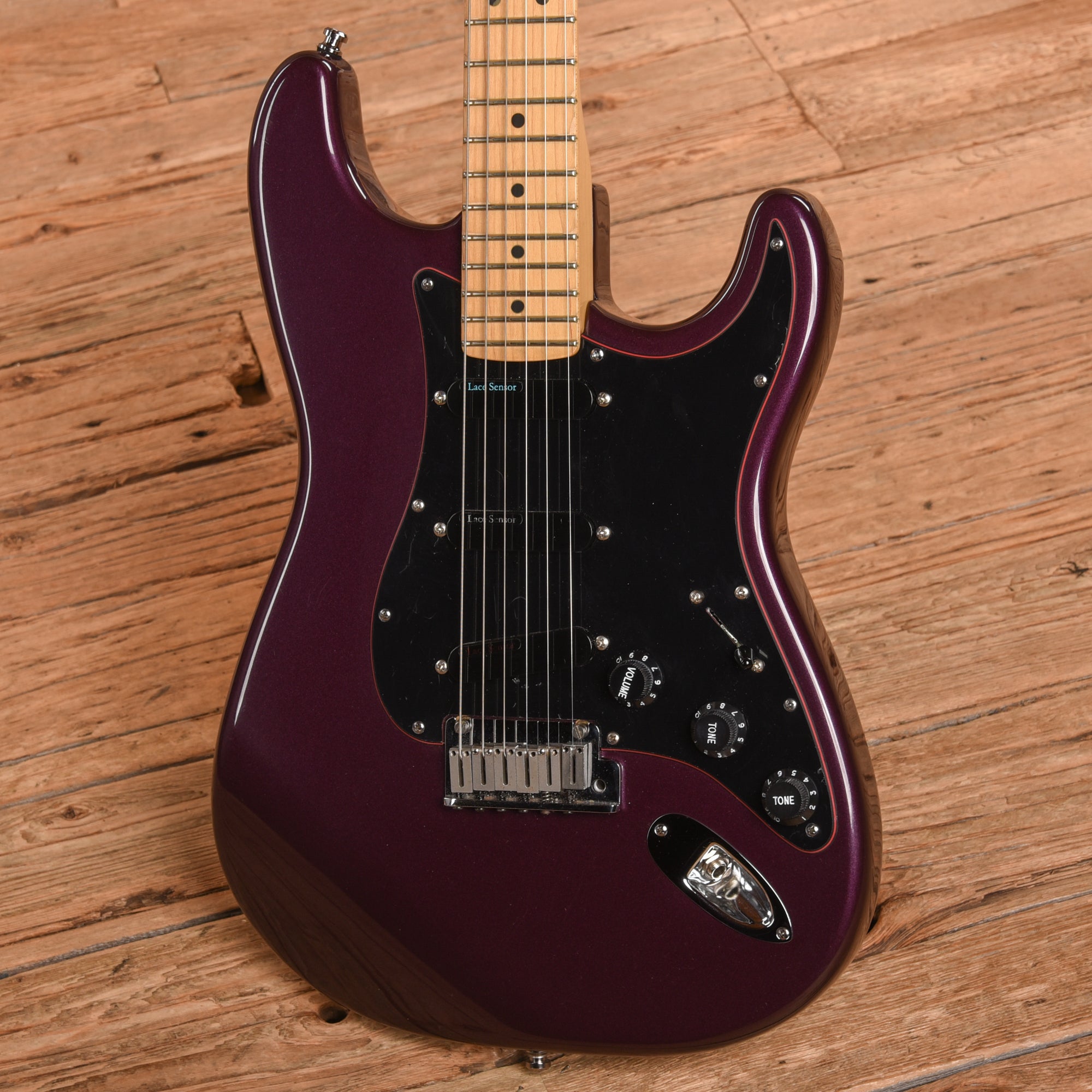 Fender American Standard Stratocaster Neck With Unknown Body Purple Sparkle 1999