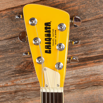 Erlewine Chiquita Travel Guitar Yellow Electric Guitars / Solid Body