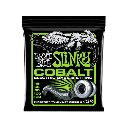 Ernie Ball 2736 Cobalt Regular Slinky Bass 5-String 45-130 Accessories / Strings / Bass Strings