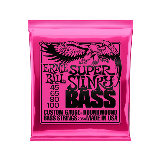 Ernie Ball Bass Strings Super Slinky Roundwound set 45-100 Accessories / Strings / Bass Strings