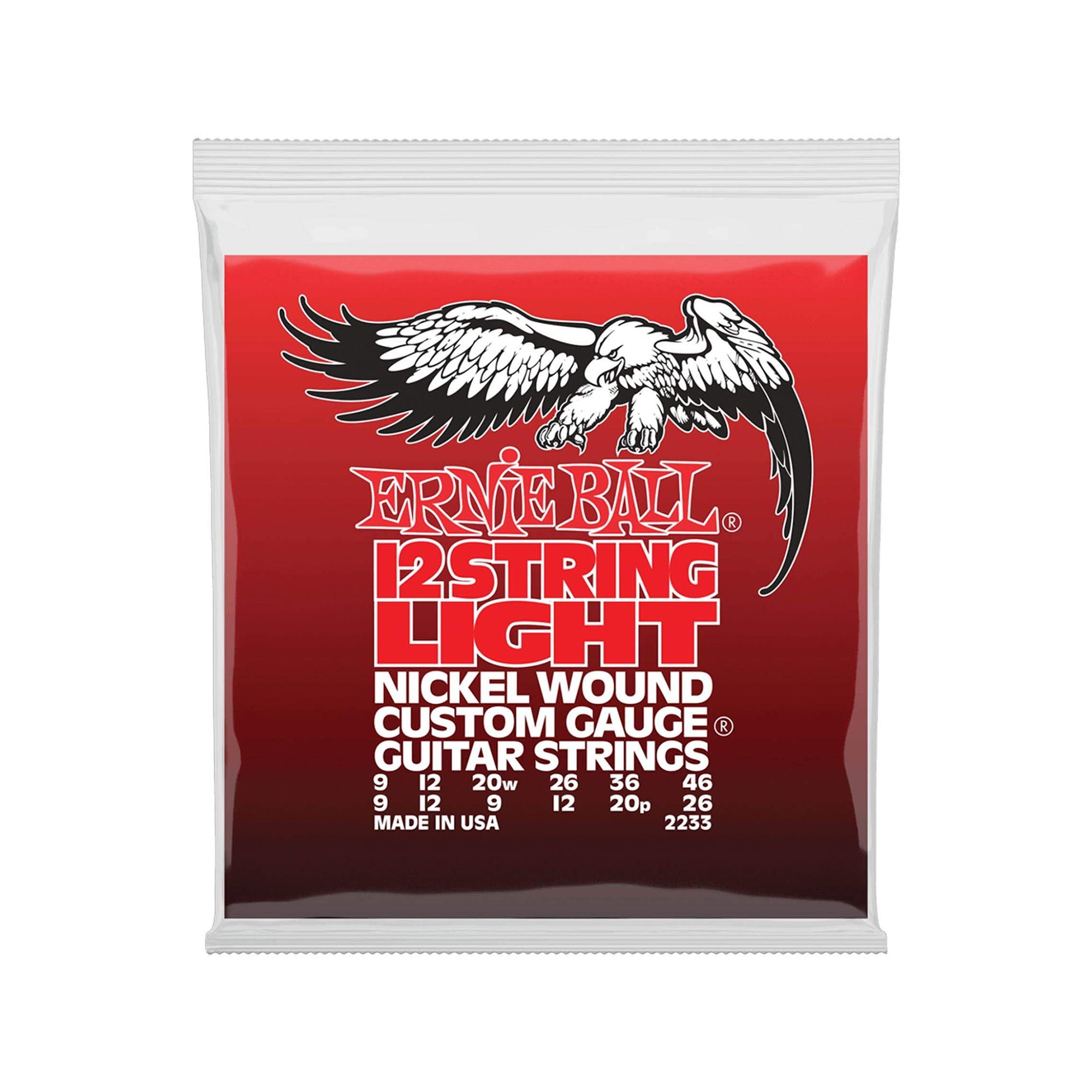 Ernie Ball 12 String Light Electric Guitar Strings 9-46 Accessories / Strings / Guitar Strings
