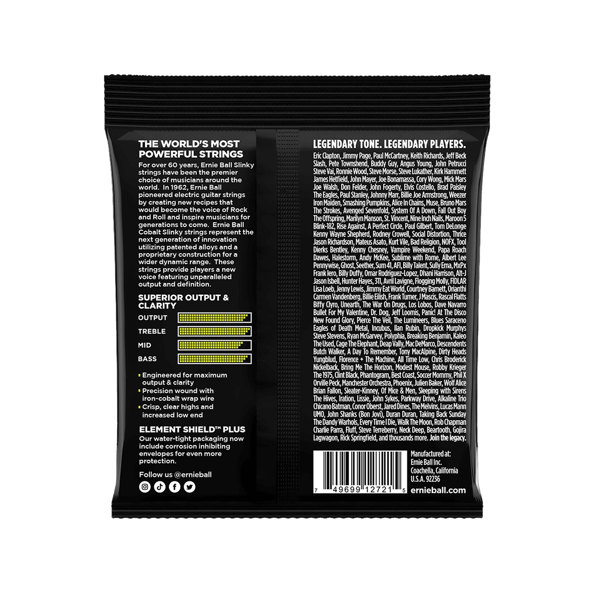 Ernie Ball 2721 Cobalt Regular Slinky 10-46 Accessories / Strings / Guitar Strings