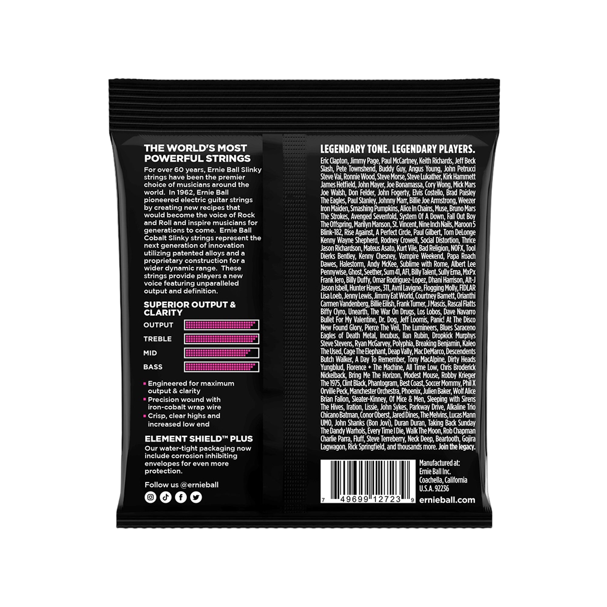 Ernie Ball 2723 Cobalt Super Slinky 9-42 Accessories / Strings / Guitar Strings