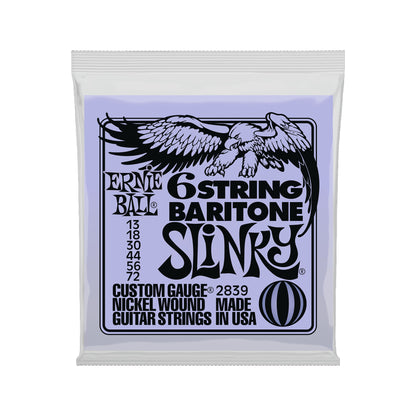 Ernie Ball 6 String Baritone Electric Guitar Strings 13-72 Accessories / Strings / Guitar Strings