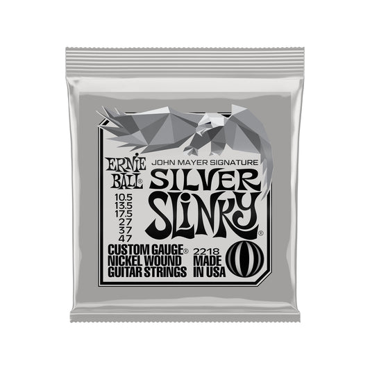 Ernie Ball John Mayer Silver Slinky Nickel Wound Electric Guitar Strings 10.5-47 Gauge Accessories / Strings / Guitar Strings