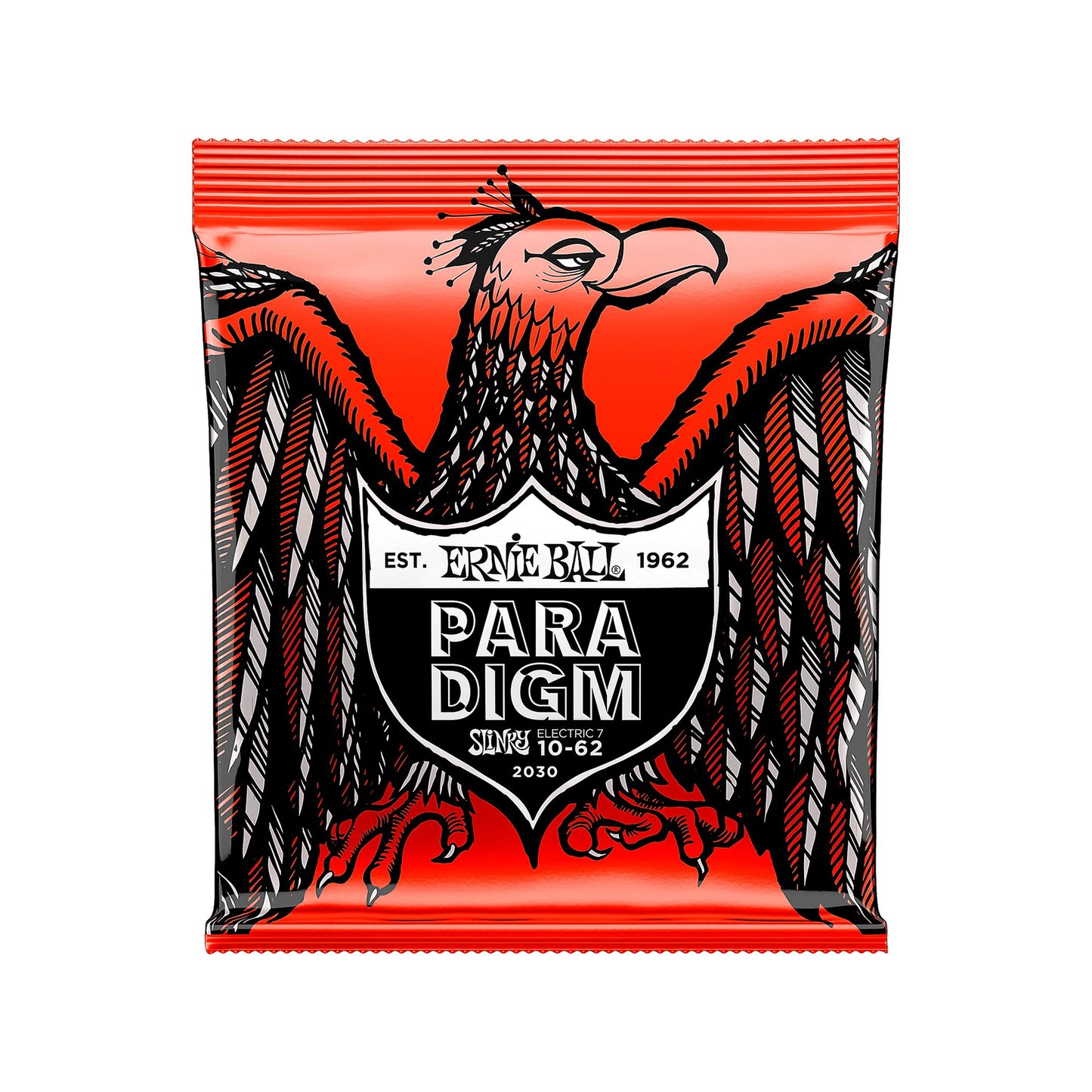 Ernie Ball Paradigm Skinny Top Heavy Bottom Slinky 7-String Electric Guitar Strings 10-62 Accessories / Strings / Guitar Strings