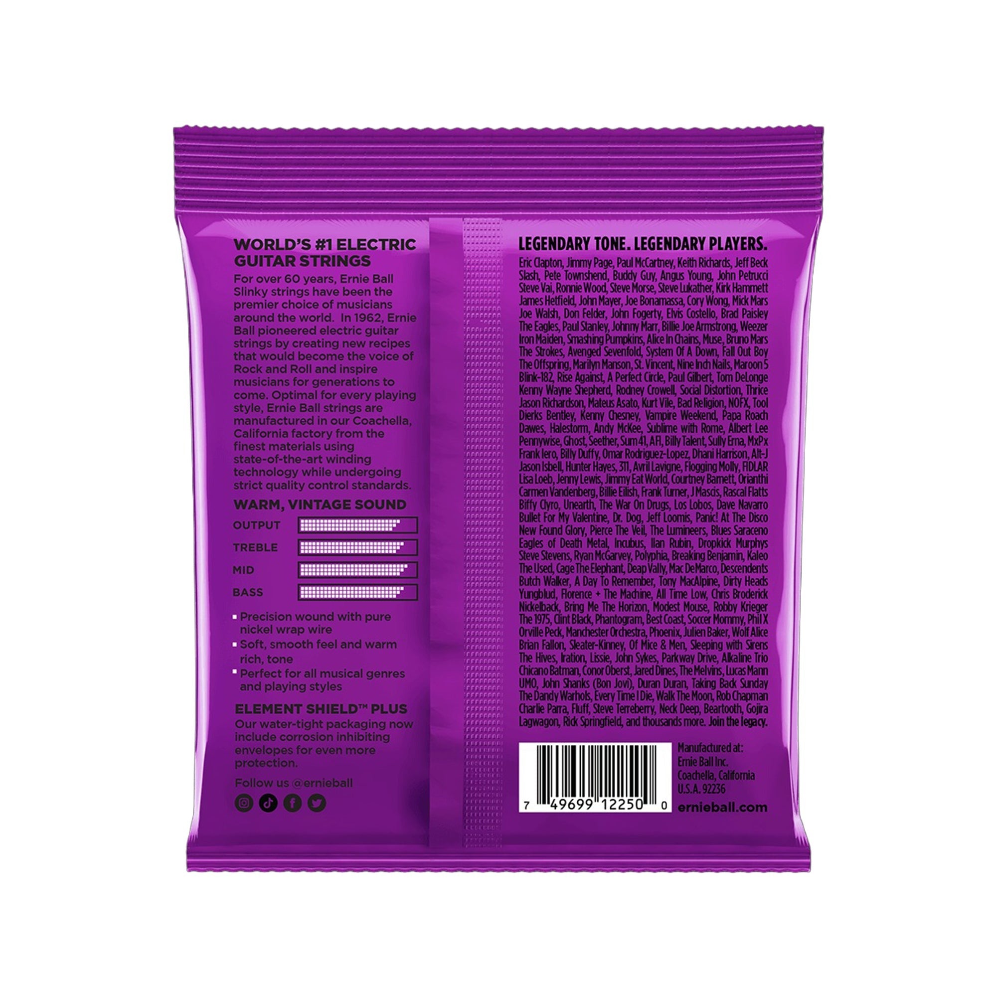 Ernie Ball R&R Power Slinky Electric Guitar Strings 11-48 Accessories / Strings / Guitar Strings