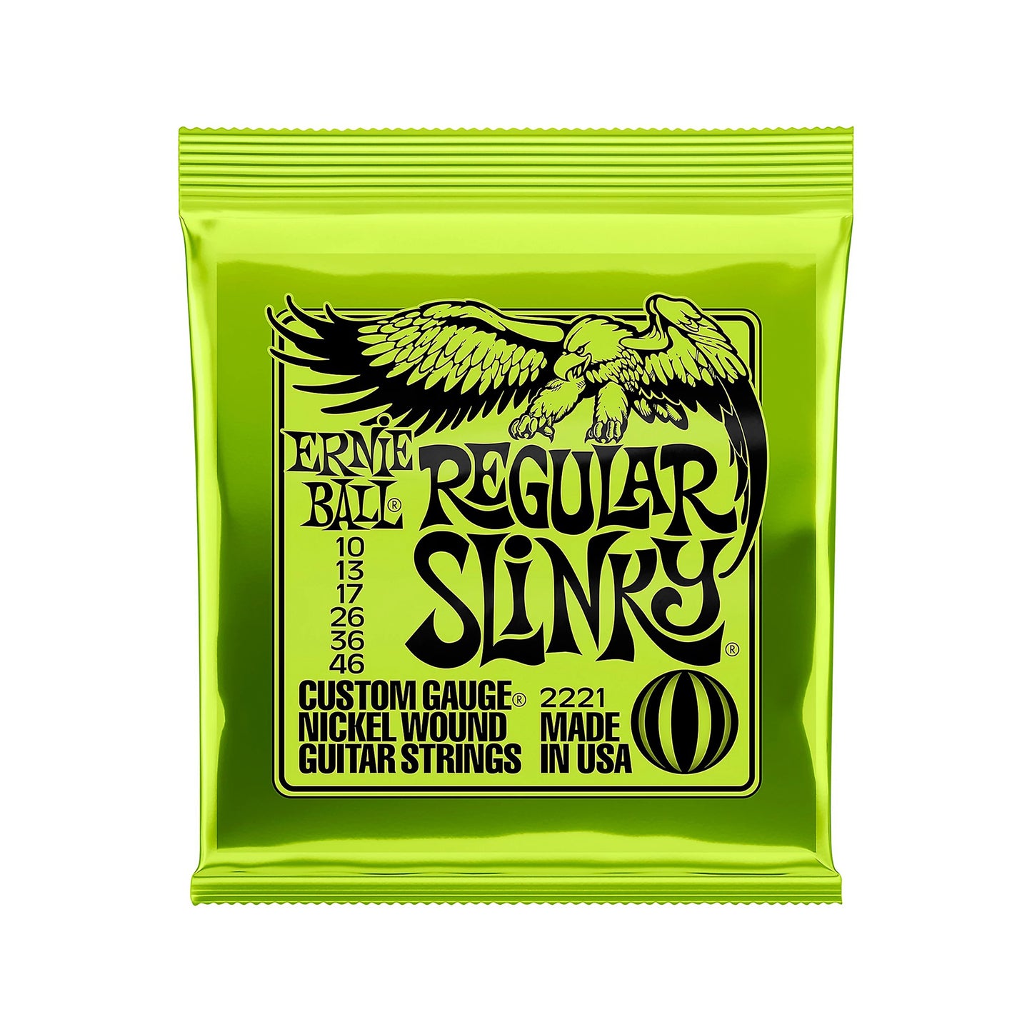 Ernie Ball Regular Slinky Electric Guitar Strings 10-46 Accessories / Strings / Guitar Strings