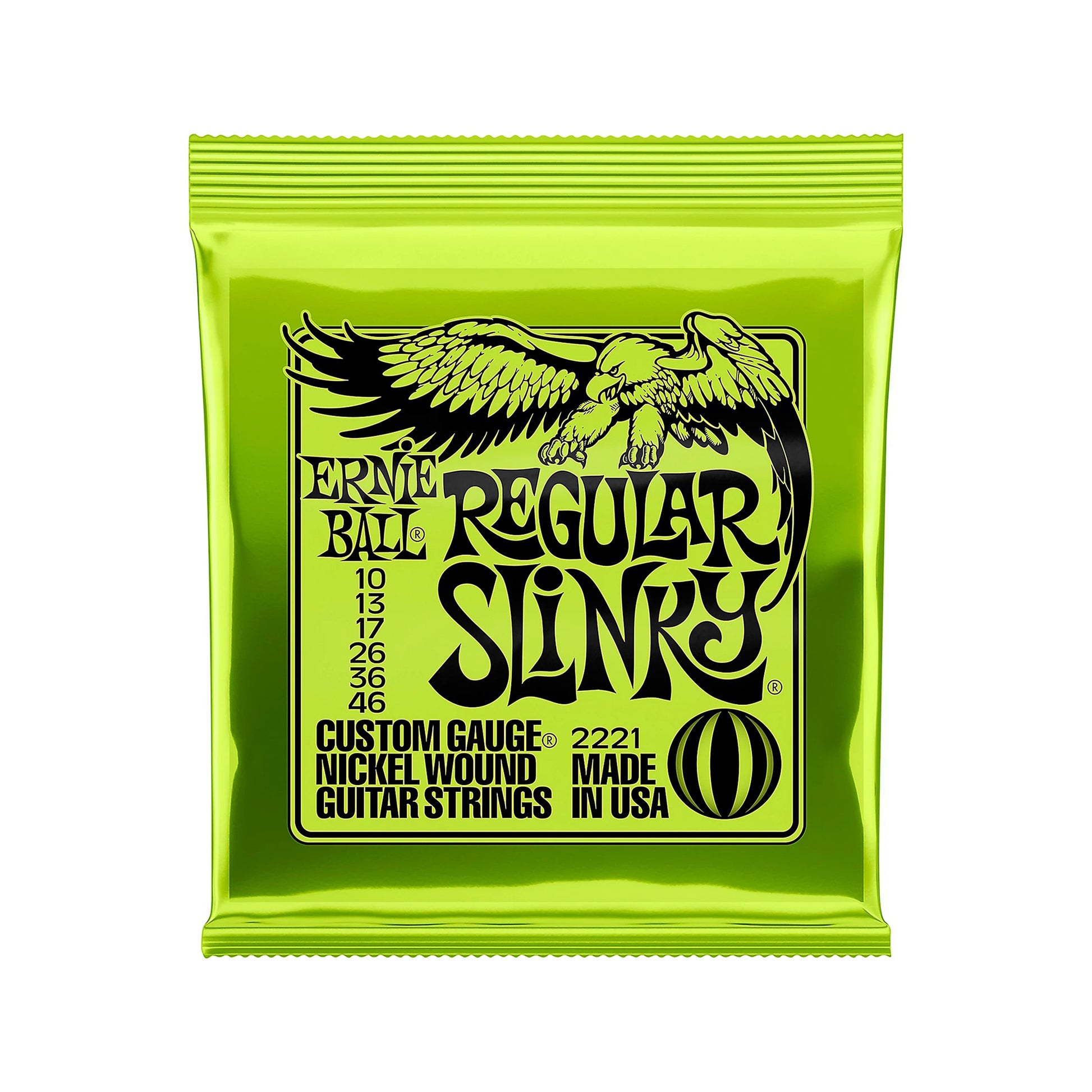 Ernie Ball Regular Slinky Electric Guitar Strings 10-46 Accessories / Strings / Guitar Strings
