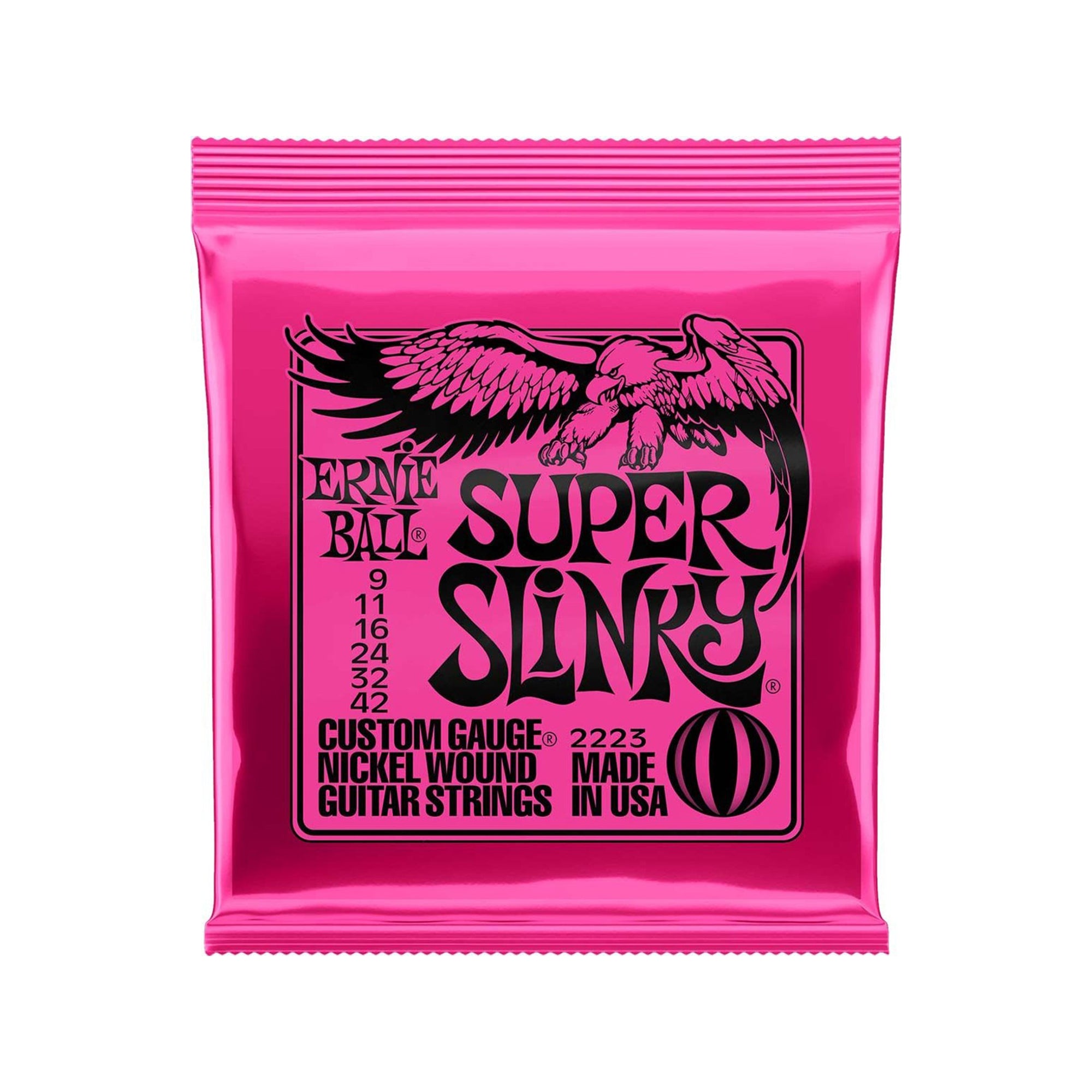 Ernie Ball Super Slinky Electric Guitar Strings 9-42 Accessories / Strings / Guitar Strings