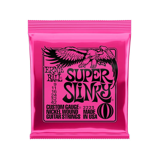 Ernie Ball Super Slinky Electric Guitar Strings 9-42 Accessories / Strings / Guitar Strings