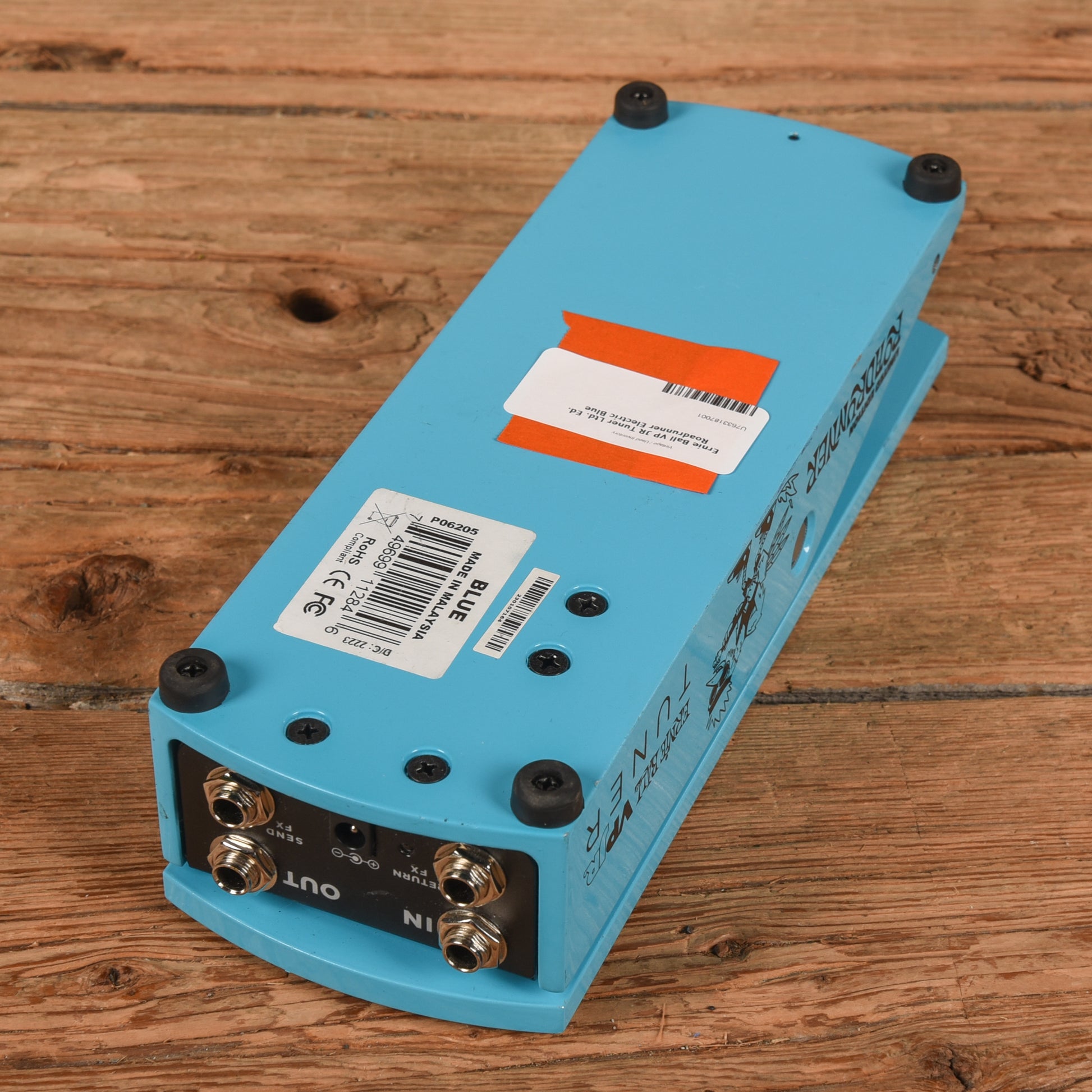 Ernie Ball VP JR Tuner Ltd. Ed. Roadrunner Electric Blue Effect Pedals
