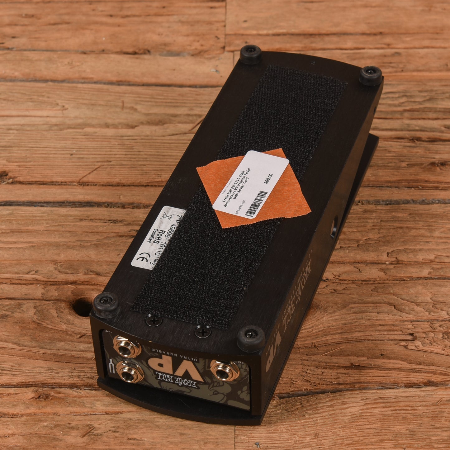 Ernie Ball P0-6110 40th Anniversary VP Volume Pedal with Kevlar Cord Effects and Pedals / Controllers, Volume and Expression