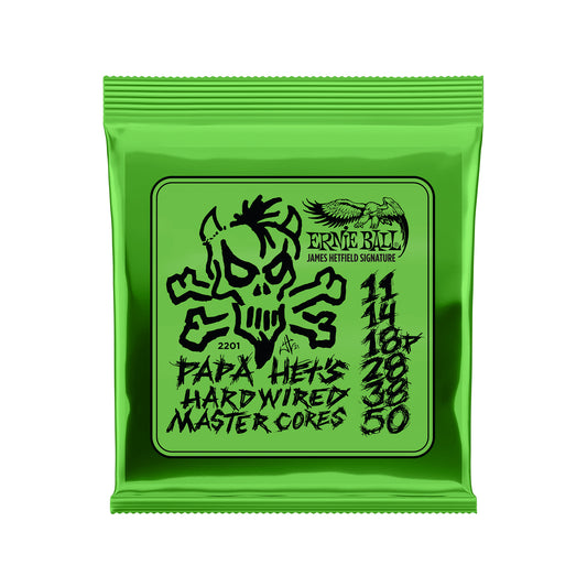 Ernie Ball P02201 Papa Het's Hardwired Master Cores James Hetfield Signature Strings 11-50 Electric Guitars / 12-String