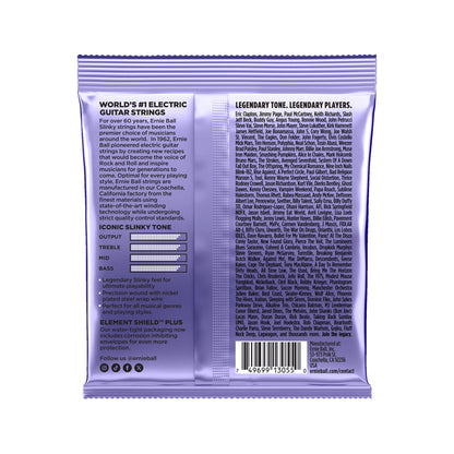 Ernie Ball P02219 Silky Slinky Nickel Wound 6-String Electric Guitar Strings 9.5-48 Strings