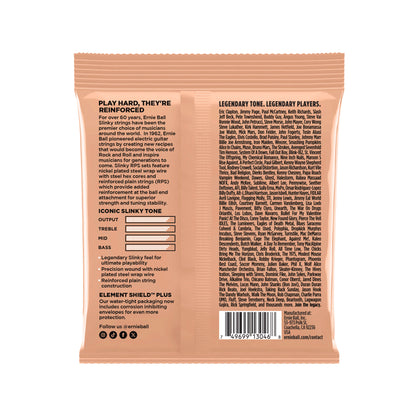 Ernie Ball P02243 Turbo Slinky RPS Nickel Wound 6-String Electric Guitar Strings 9.5-46 Strings