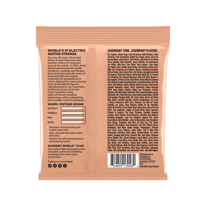 Ernie Ball P02256 Turbo Slinky Classic Rock n Roll Pure Nickel Wrap 6-String Electric Guitar Strings 9.5-46 Strings