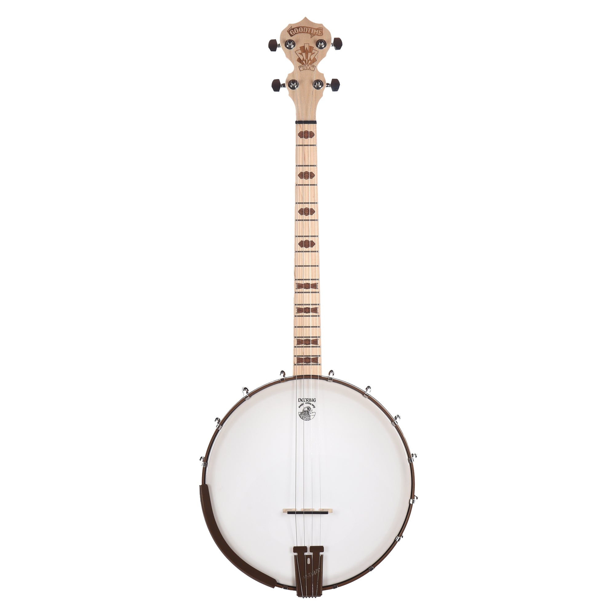 Deering Goodtime 17-Fret Tenor Openback Banjo Blonde