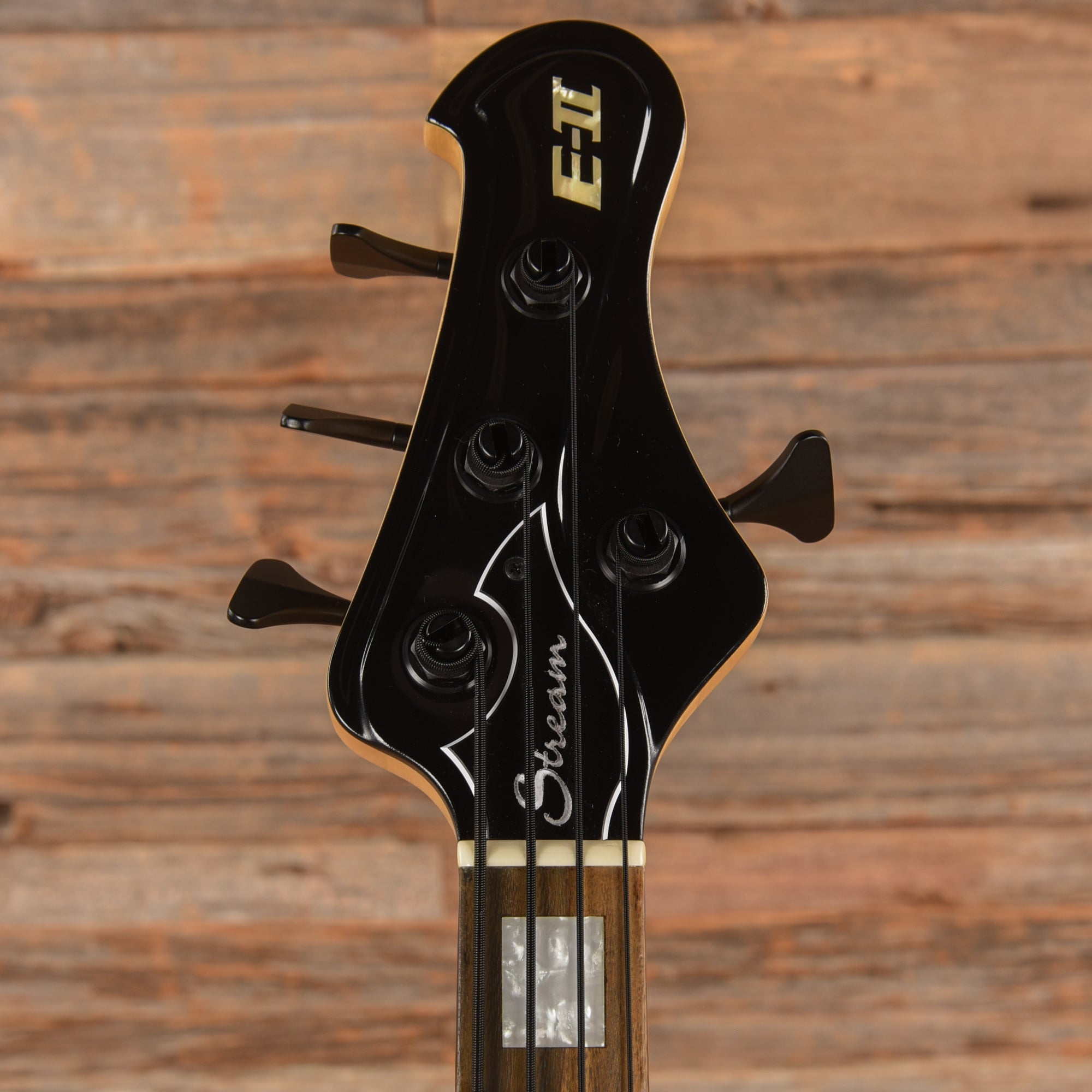 ESP E-II Stream Bass Black Bass Guitars / 4-String