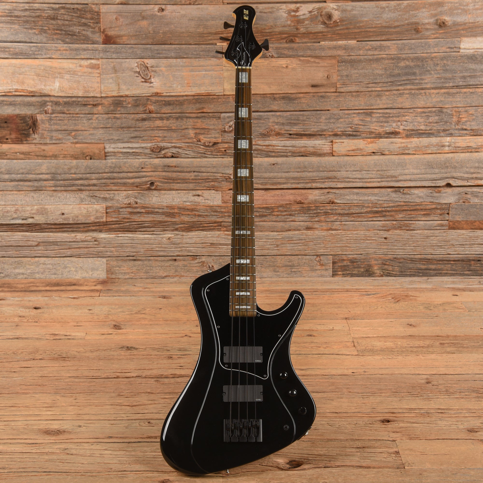 ESP E-II Stream Bass Black Bass Guitars / 4-String