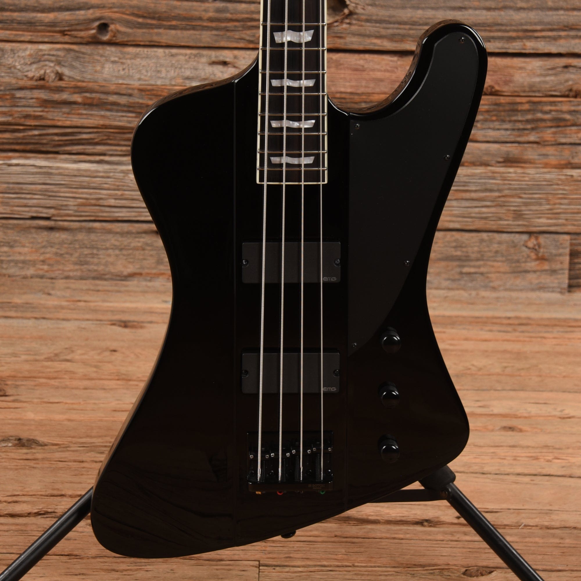 ESP LTD Deluxe Phoenix-1004 Black Bass Guitars / 4-String
