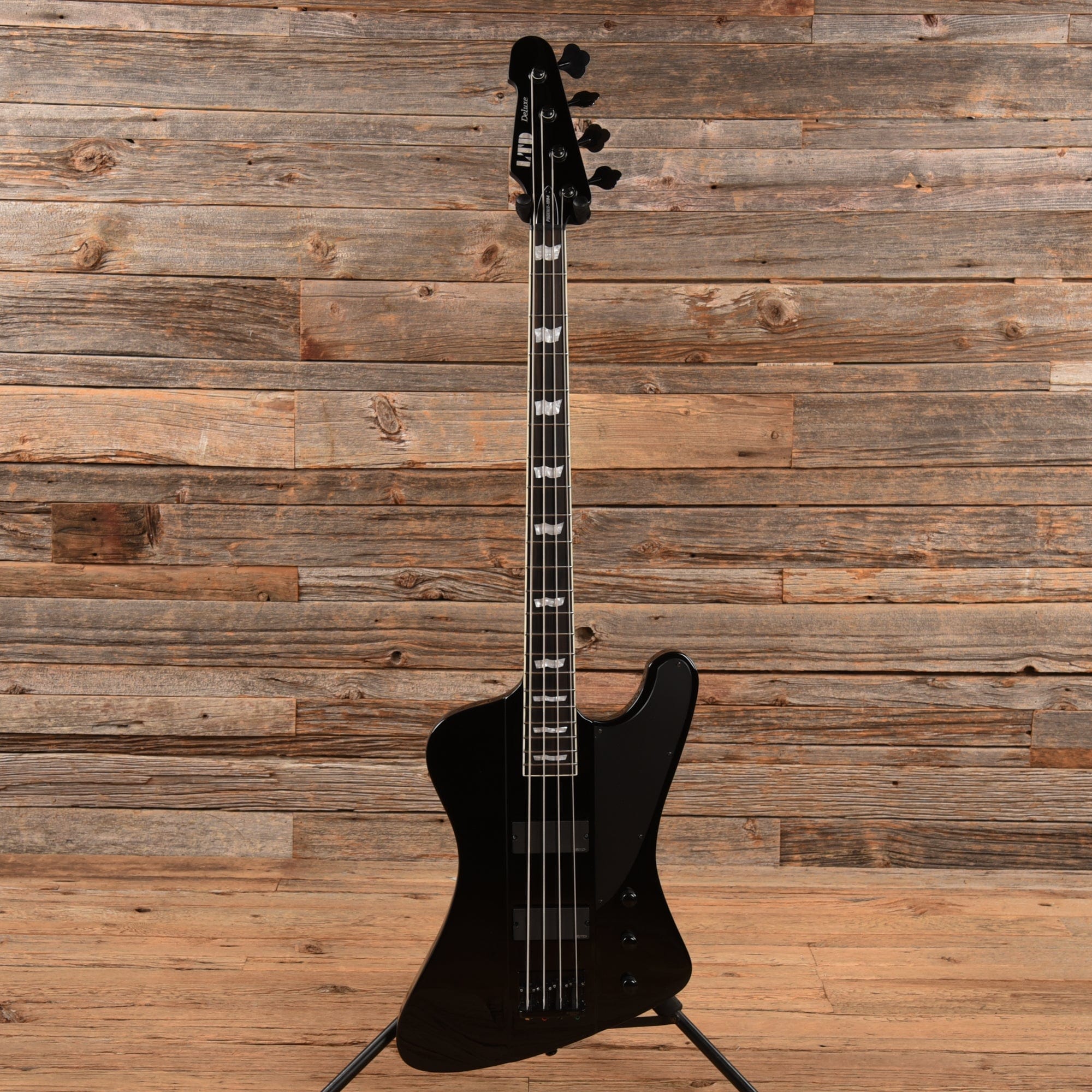 ESP LTD Deluxe Phoenix-1004 Black Bass Guitars / 4-String