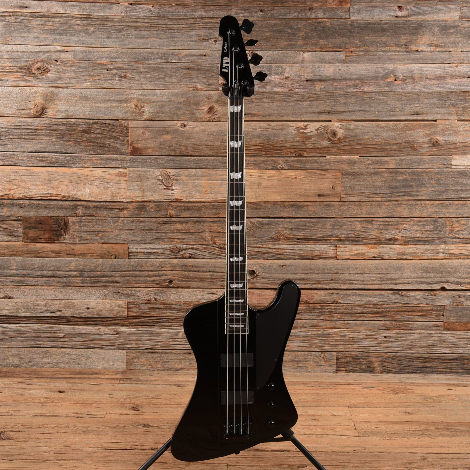ESP LTD Deluxe Phoenix-1004 Black Bass Guitars / 4-String