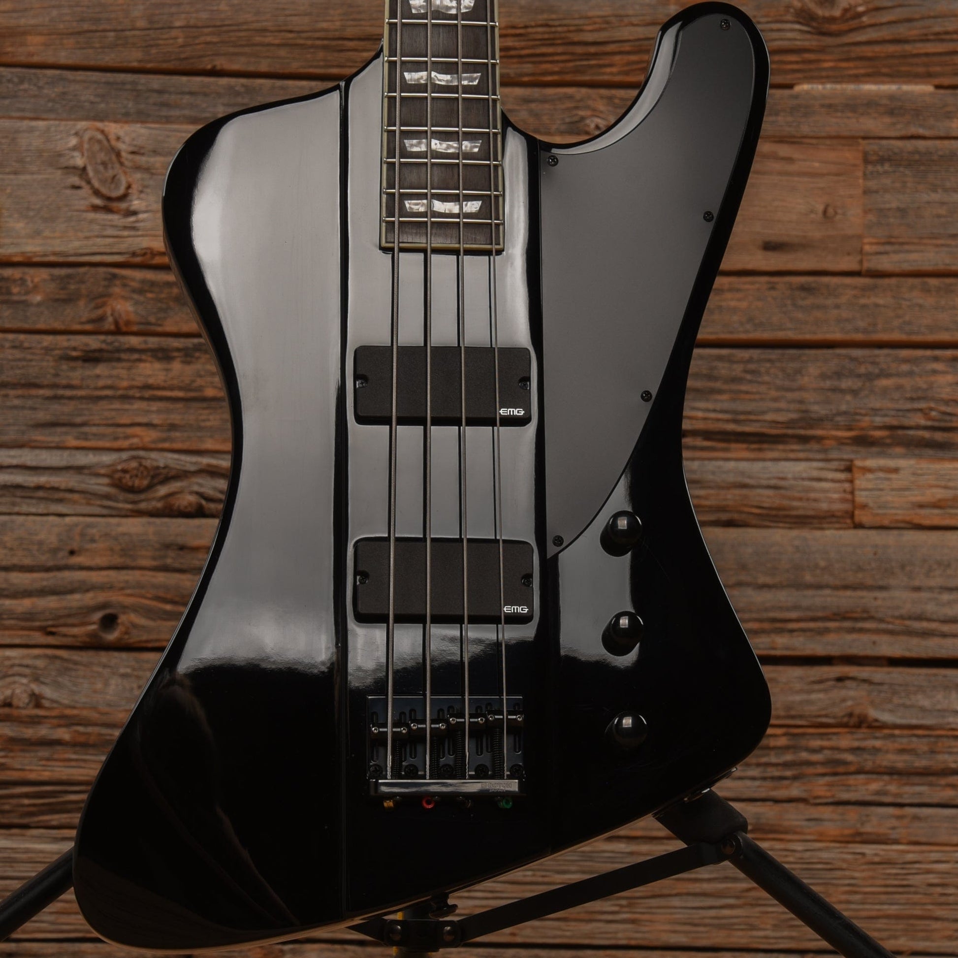 ESP LTD Deluxe Phoenix-1004 Black Bass Guitars / 4-String