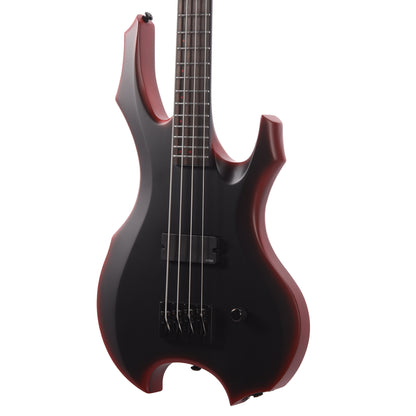 ESP LTD FL-4 Fred Leclercq Black Red Burst Satin Bass Guitars / 4-String